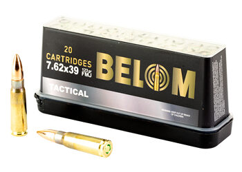 BELOM 7.62X39 BRASS 123GR FMJ 20/480