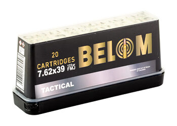 Alternative view of BELOM 7.62X39 BRASS 123GR FMJ 20/480