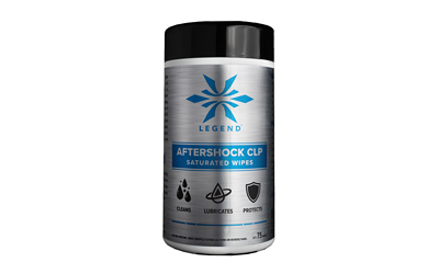 LEGEND AFTERSHOCK CLP SAT WIPES 75CT 3 LEGEND AFTERSHOCK CLP SAT WIPES 75CT