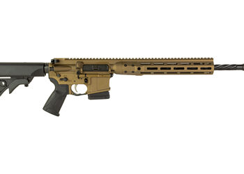 Alternative view of LWRC DI 556NATO 16" CA COMP MLOK BRZ
