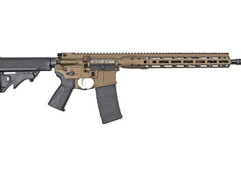 Alternative view of LWRC DI RIFLE 556NATO 16.1" MLOK BRZ