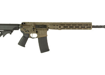 Alternative view of LWRC IC DI 556NATO MLOK 16" 30RD BRN