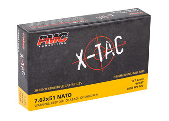 Alternative view of PMC XTAC 762NATO 147GR FMJ BT 20/500