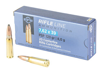 PPU 7.62X39 POINTED SP 123GR 20/1000