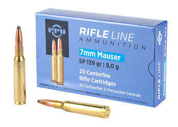 PPU 7MM MAUSER SP 139GR 20/200