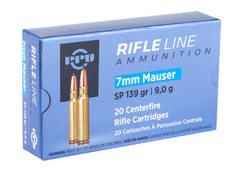 Alternative view of PPU 7MM MAUSER SP 139GR 20/200