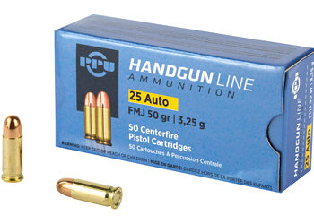 PPU 25ACP FMJ 50GR 50/1000