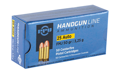 PPU 25ACP FMJ 50GR 50/1000 3 PPU 25ACP FMJ 50GR 50/1000 - Image 2