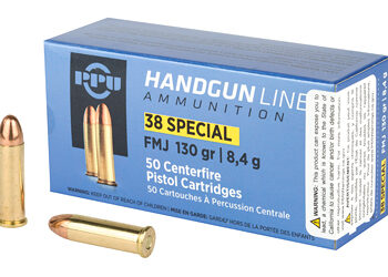 PPU 38SPL FMJ 130GR 50/500