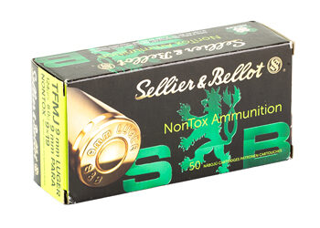 Alternative view of S&B NON TOX 9MM 124GR TFMJ 50/1000