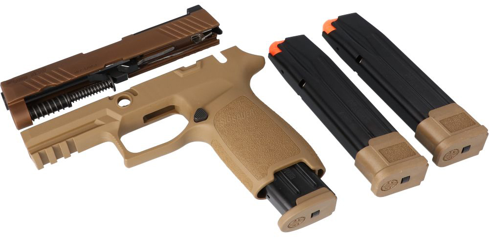 SIG CAL-X KIT P320-M18 9MM CARRY COYOTE 17/21RD 3 SIG CAL-X KIT P320-M18 9MM CARRY COYOTE 17/21RD