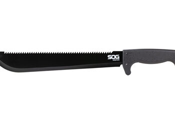 SOG SOGFARI MACHETE BLACK 13" W/STH