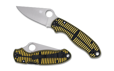 SPYDERCO PARA 3 SALT 2.93" YLW/BLK 3 SPYDERCO PARA 3 SALT 2.93" YLW/BLK