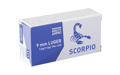 SCORPIO AMMO 9MM 115GR FMJ 50/1000 4 SCORPIO AMMO 9MM 115GR FMJ 50/1000 - Image 2