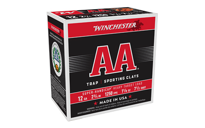 WIN AA SUPER HC 12GA 2.75" #7.5 25/ 3 WIN AA SUPER HC 12GA 2.75" #7.5 25/