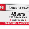 WIN USA 45ACP 230GR FMJ 100/500 2 WNUSA45AVP 1 3