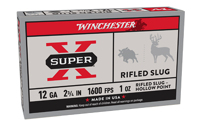 WIN SPRX 12GA 2.75" 1OZ RIFLED 5/250 2 WIN SPRX 12GA 2.75" 1OZ RIFLED 5/250