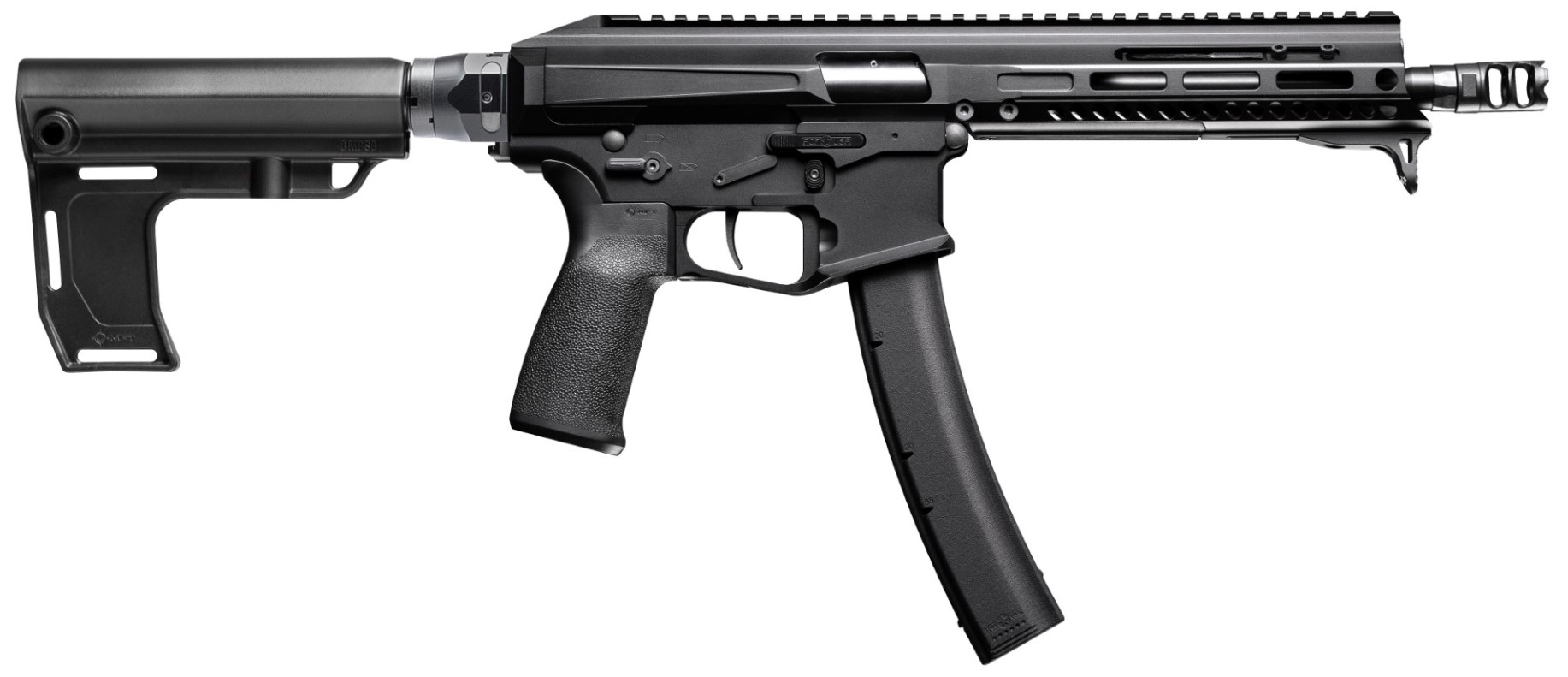 POF USA PHOENIX PSTL 9MM 8" BLK BRACE# 3 POF USA PHOENIX PSTL 9MM 8" BLK BRACE#