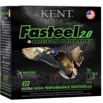 Kent Cartridge K123FS402 Fasteel 2.0  12 Gauge 3" 1 3/8 oz 2 Shot 25 Per Box/ 10 Case
