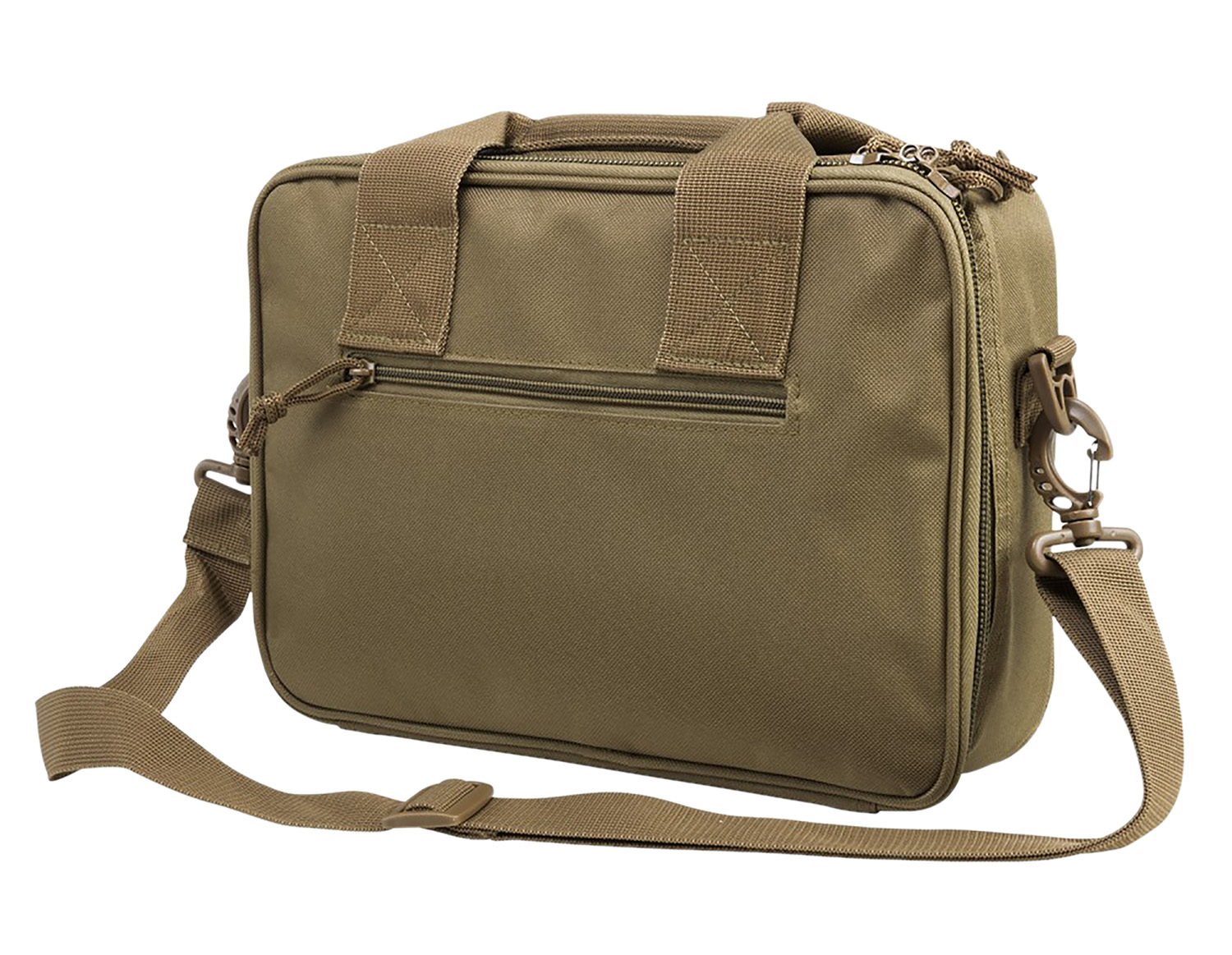 NcStar CPDX2971T VISM Double Pistol Range Bag w/ Mag Pouches Loop Fasteners Zippers Padding & Tan Finish 3 NcStar CPDX2971T VISM Double Pistol Range Bag w/ Mag Pouches Loop Fasteners Zippers Padding & Tan Finish
