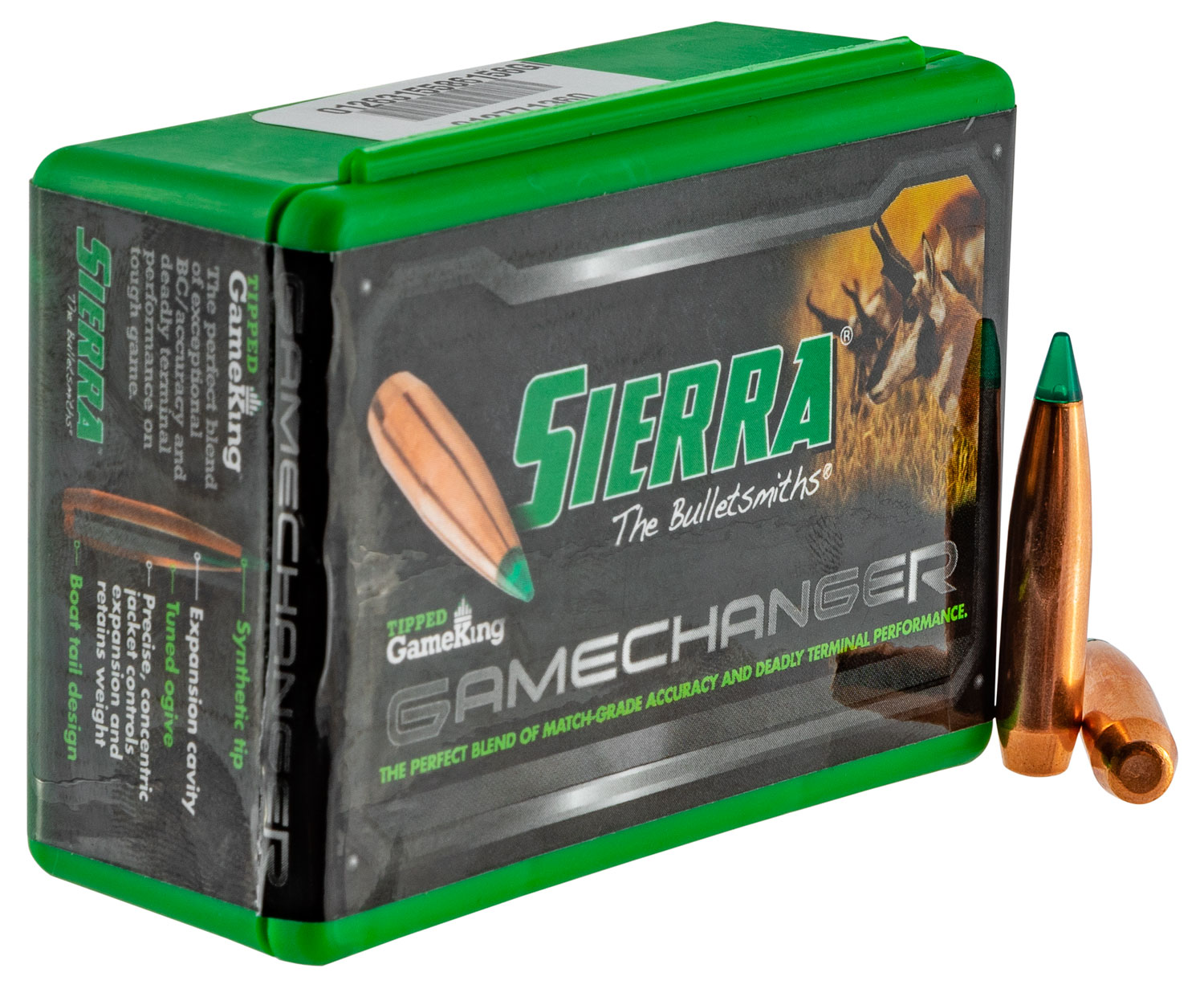 Sierra 4330T Tipped GameKing 6.5Creedmoor 130gr Hollow Point Boat Tail 50/Box 3 Sierra 4330T Tipped GameKing 6.5Creedmoor 130gr Hollow Point Boat Tail 50/Box