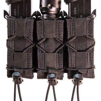High Speed Gear 13PT13BK TACO Mag Pouch Triple Black Nylon Belt Compatible w/ Pistol