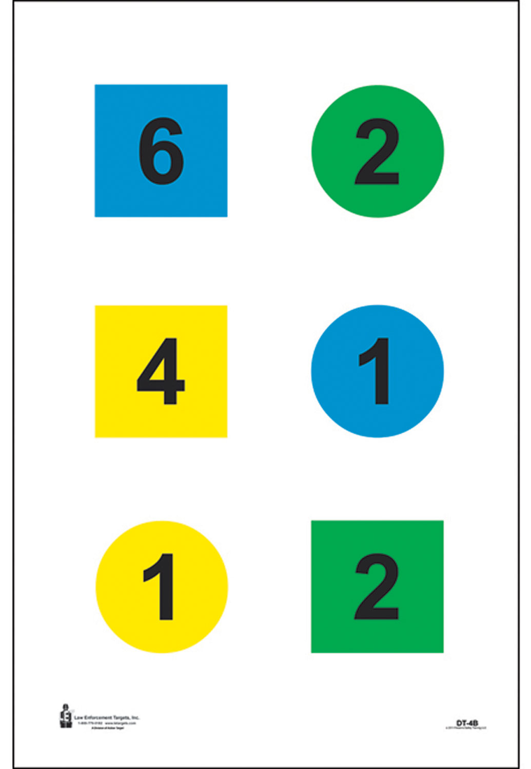 Action Target DT4B100 Training Discretionary Command Circle/Square Paper 23" x 35" Multi-Color 100 Per Box 2 Action Target DT4B100 Training Discretionary Command Circle/Square Paper 23" x 35" Multi-Color 100 Per Box