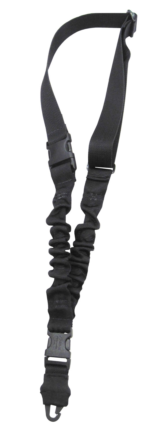 Tacshield T6010BK Shock Sling Black Webbing Single-Point Rifle/Shotgun 3 Tacshield T6010BK Shock Sling Black Webbing Single-Point Rifle/Shotgun