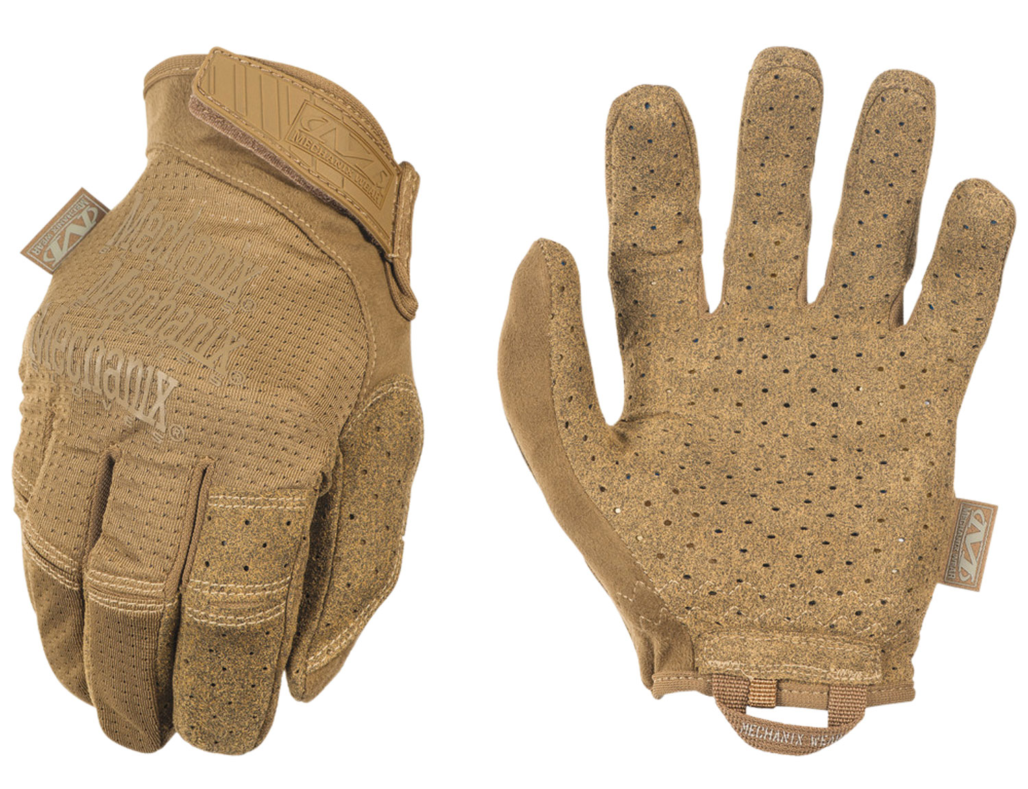 Mechanix Wear MSV72011 Specialty Vent Coyote Synthetic Leather XL Velcro Closure 3 Mechanix Wear MSV72011 Specialty Vent Coyote Synthetic Leather XL Velcro Closure