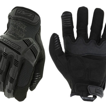 Mechanix Wear MPT-55-008 M-Pact Covert Black Synthetic Leather/Armortex Small