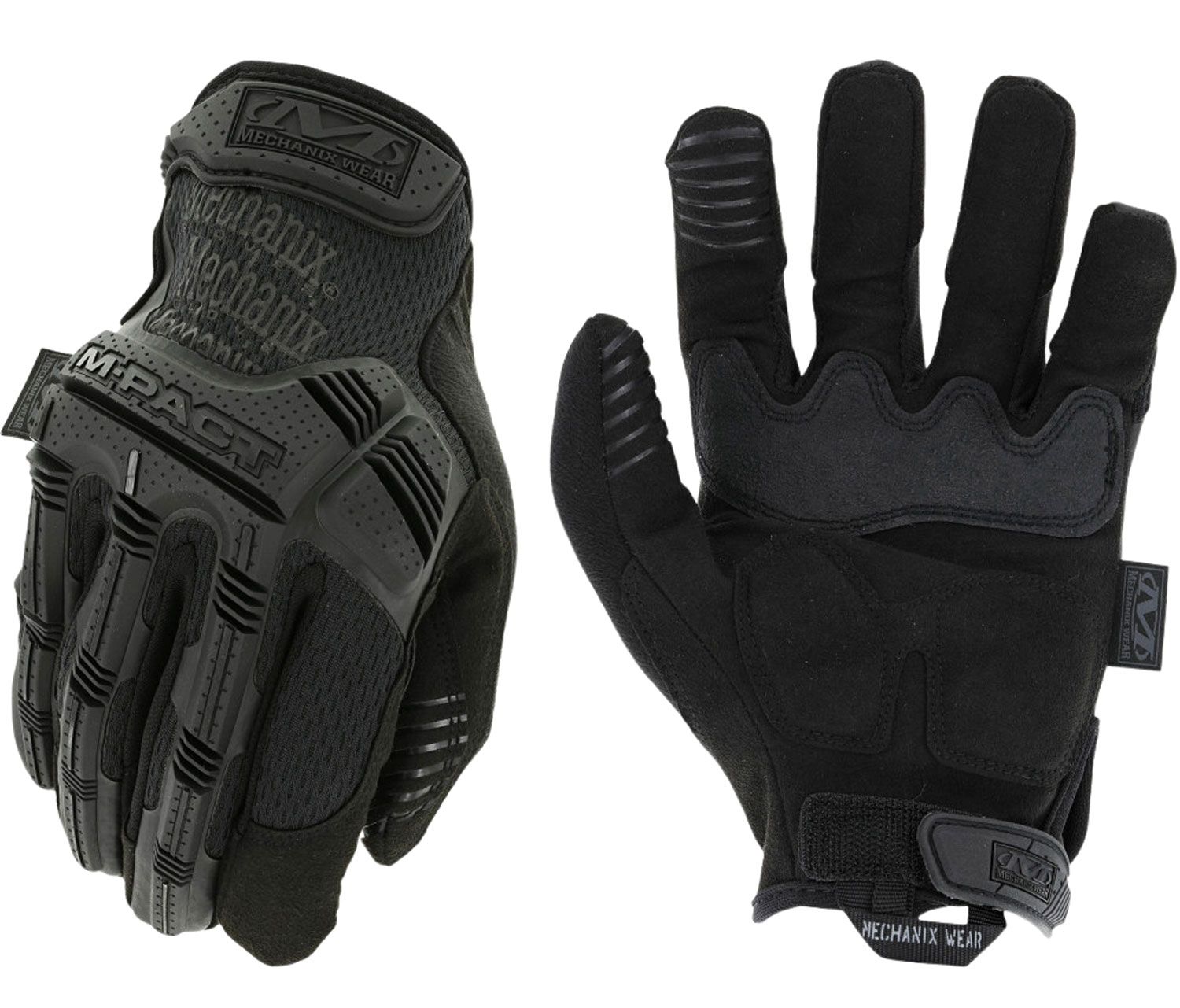 Mechanix Wear MPT-55-008 M-Pact Covert Black Synthetic Leather/Armortex Small 3 Mechanix Wear MPT-55-008 M-Pact Covert Black Synthetic Leather/Armortex Small