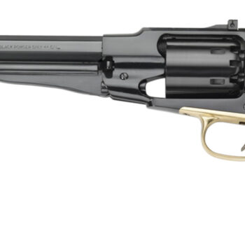 Pietta PF58STT448 1858 Remington Target Model 44 Cal 6rd 8" Blued Octagonal Steel Barrel, Cylinder & Frame, Walnut Grip, Brass Trigger Guard