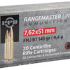 PPU PPRM762 Rangemaster 7.62x51mmNATO 145gr Full Metal Jacket Boat Tail 20 Per Box/25 Case 2 131011