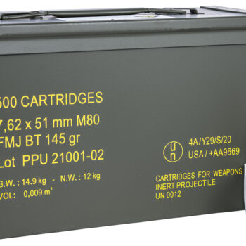 PPU PPRM762M Rangemaster  7.62x51mmNATO 145gr Full Metal Jacket Boat Tail/500rds *Sold by Case *Includes Metal Can