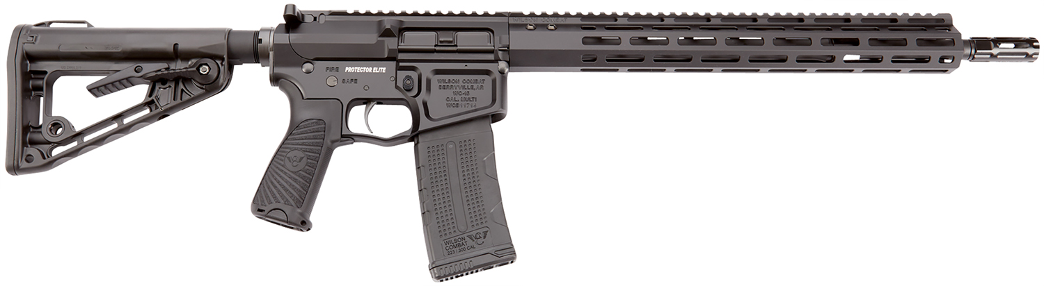Wilson Combat TRPEC300HBL Protector Elite Carbine 300 HMR 30+1 16.25" Black Match Grade Barrel, Black Armor-Tuff Aluminum Receiver, Black Synthetic Wilson/Rogers Super Stoc Stock 3 Wilson Combat TRPEC300HBL Protector Elite Carbine 300 HMR 30+1 16.25" Black Match Grade Barrel, Black Armor-Tuff Aluminum Receiver, Black Synthetic Wilson/Rogers Super Stoc Stock