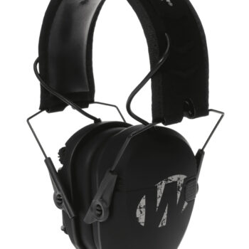 Walker's GWPRSEMFS Razor Slim Electronic Freedom Muff 23 dB Over the Head Black w/Distressed Walker's Logo Polymer