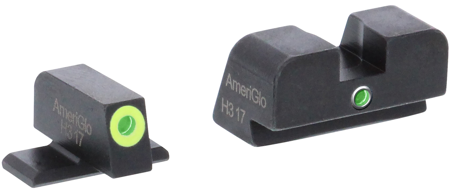 AmeriGlo SG301 i-Dot Sight Set for SIG Sauer Green Tritium LumiGreen Outline Front Sight-Green Tritium Rear Sight 3 AmeriGlo SG301 i-Dot Sight Set for SIG Sauer Green Tritium LumiGreen Outline Front Sight-Green Tritium Rear Sight