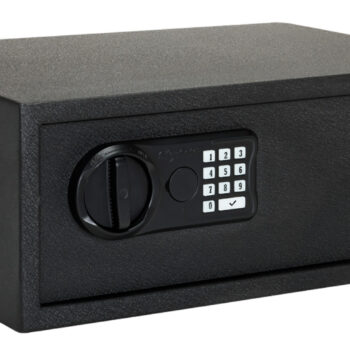 SnapSafe 75435 Keypad Safe  XL Keypad/Key Entry Black Steel 20.50" x 14.80" x 8"