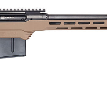 Savage Arms 57694 110 Precision 6.5 PRC 7+1 24", Matte Black Rec/Barrel, Flat Dark Earth Cerakote MDT LSS XL Chassis, Polymer Grip
