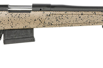 Bergara Rifles B14S352C B-14 HMR 6.5 Creedmoor 5+1 22" Graphite Black Cerakote Free-Floating Barrel, Black Speckled Brown Molded w/Mini-Chassis, Adjustable LOP & Cheek Piece Stock, Right Hand