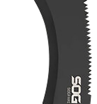 S.O.G SOGMC11N SOGfari  12" Black Hardcased 3Cr13MoV SS Blade Black Kraton Handle 18" Long Includes Sheath