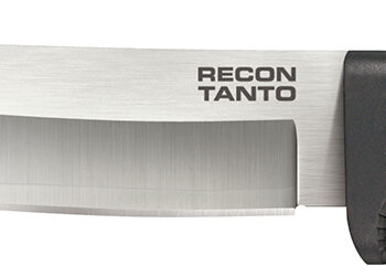 Cold Steel CS-35AM San Mai Recon 7" Fixed Plain Tanto VG-10 San Mai Blade/Black Textured Kray-Ex Handle