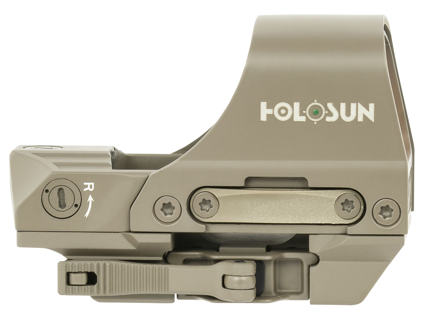 Holosun HE510CGRFDE 510 Flat Dark Earth 1 x 0.91" x 1.26" 2 MOA Green Dot/65 MOA Circle Multi Reticle 3 Holosun HE510CGRFDE 510 Flat Dark Earth 1 x 0.91" x 1.26" 2 MOA Green Dot/65 MOA Circle Multi Reticle
