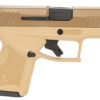 Taurus 1GX4M931ET GX4 Micro-Compact 9mm Luger 11+1 3.06" Black Barrel, Tan Cerakote Serrated Slide, Coyote Tan Stainless Steel Frame 1 150900