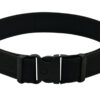 Uncle Mikes-leather(1791) BLTUM44/48MBL Deluxe Duty Gun Belt Matte Black Double Layer Nylon 44/48 2" Wide Buckle Closure 1 151191