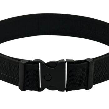 Uncle Mikes-leather(1791) BLTUM48/52MBL Gun Belt  Matte Black Leather 48/52