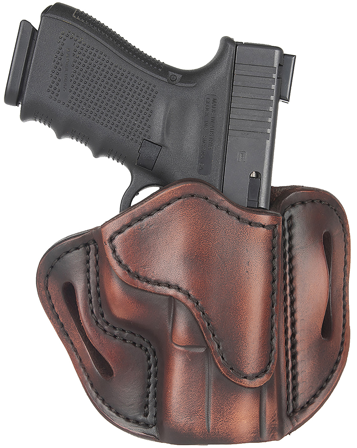 1791 Gunleather ORBH21VTGR BH2.1 Optic Ready OWB Size 2.1 Vintage Leather Belt Slide Fits S&W M&P Shield/Glock 17/Springfield XD9 Right Hand 3 1791 Gunleather ORBH21VTGR BH2.1 Optic Ready OWB Size 2.1 Vintage Leather Belt Slide Fits S&W M&P Shield/Glock 17/Springfield XD9 Right Hand