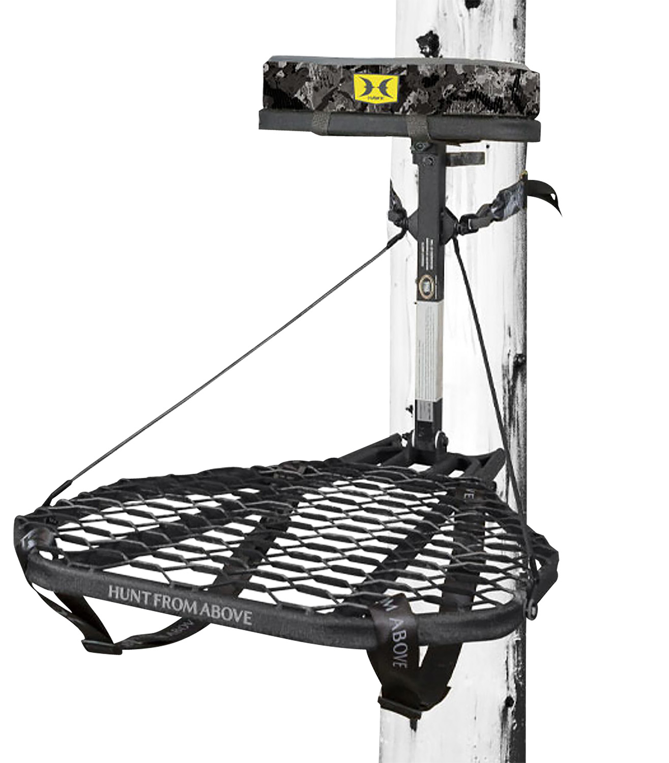 Hawk HWK-HF2001 Mega Combat Hang-On Stand Black 24" W x 30" D 3 Hawk HWK-HF2001 Mega Combat Hang-On Stand Black 24" W x 30" D