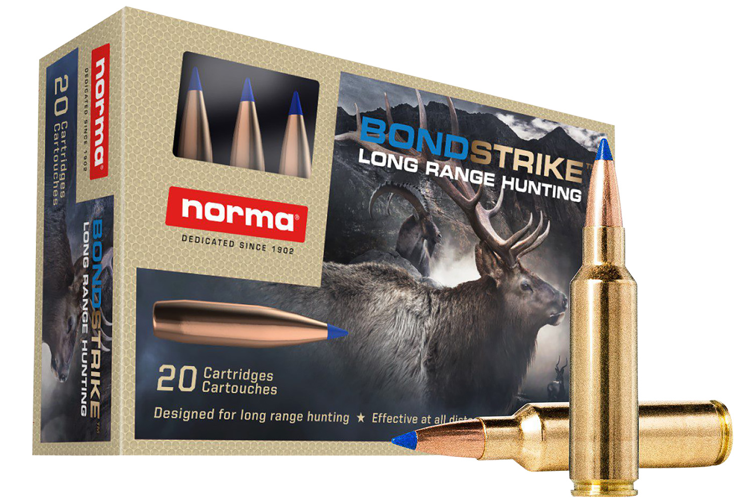 Norma Ammunition 20175832 Dedicated Hunting Bondstrike 300WSM 180gr Bonded Polymer Tip 20 Per Box/10 Case 3 Norma Ammunition 20175832 Dedicated Hunting Bondstrike 300WSM 180gr Bonded Polymer Tip 20 Per Box/10 Case