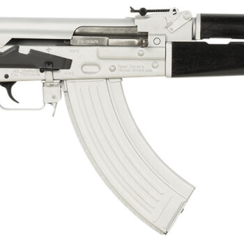 Zastava Arms Usa ZR7762CSB ZPAPM70  7.62x39mm 30+1 16.30" Black Chrome Lined Steel Barrel, Silver Receiver, Black Polymer Handguard, Fixed Dark Walnut Synthetic Stock